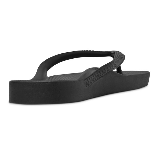 Black Arch Support Thongs - Image 4