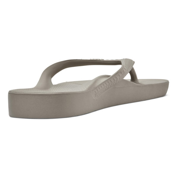 Taupe Arch Support Thongs - Image 3