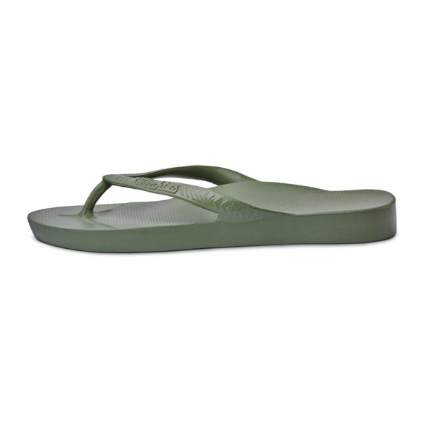 Khaki Arch Support Thongs - Image 3