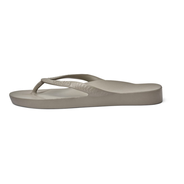 Taupe Arch Support Thongs - Image 2