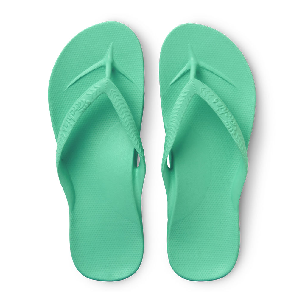 Mint Arch Support Thongs - Buderim Foot & Ankle