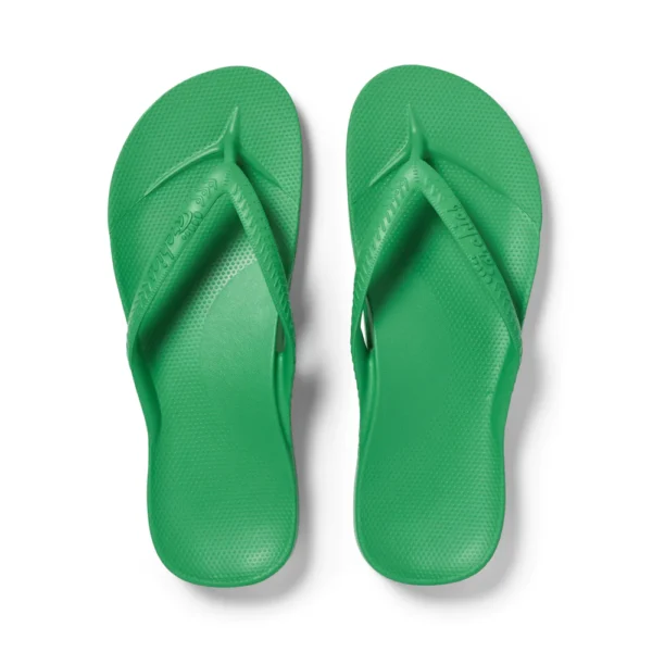 Kelly Green Arch Support Thongs